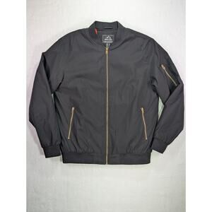Magcomsen Outdoor Bomber Jacket Black Men's Medium Quilted Warm